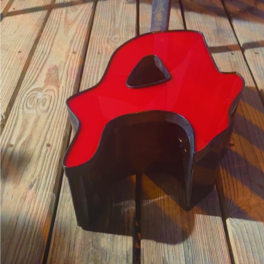 Vibrant Red and Black acrylic/aluminum channel letters LED